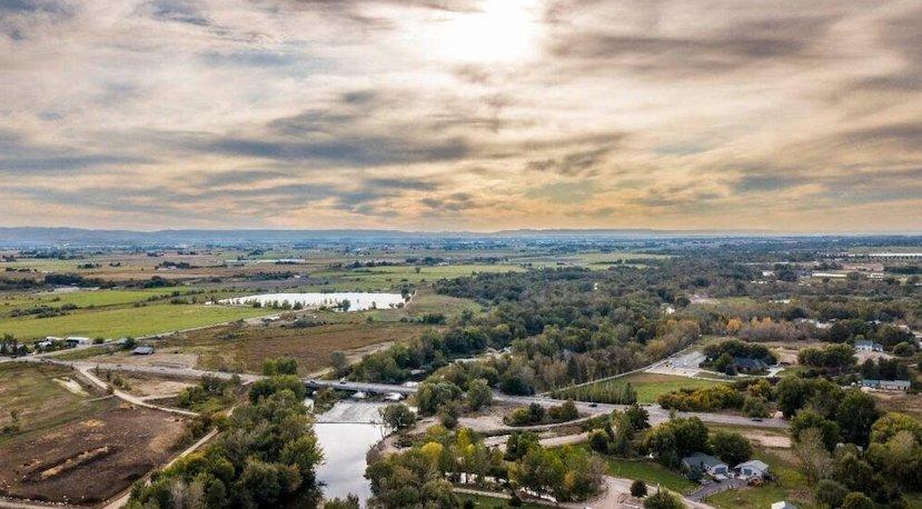 Star Idaho aerial landscape view