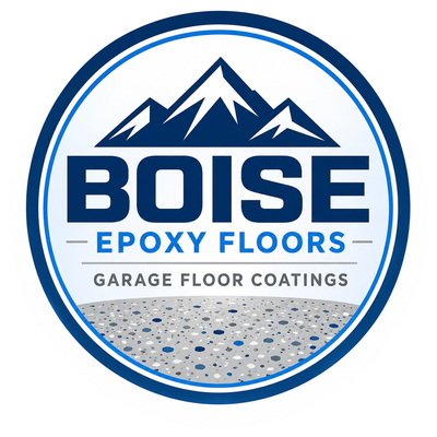 Boise Epoxy Floors logo — epoxy flooring company in Boise Idaho